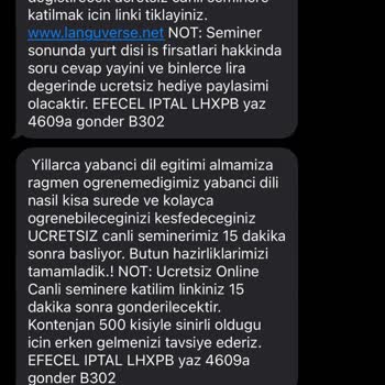 Languverse SMS Atmaları Sorunu