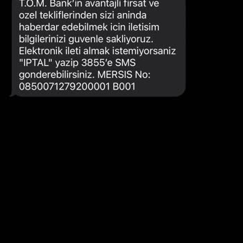 A101 İn Bilgilerimi Tombank İle Paylaşması