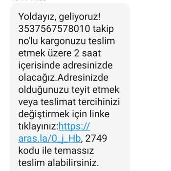 Aras Kargo'dan Gelemeyen Kargolar