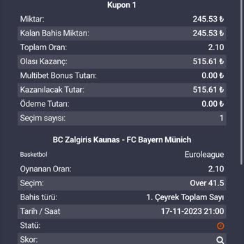 Betcup Kuponum Hâlâ Sonuçlandırılmadı