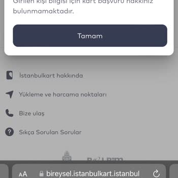 İstanbul Kart Başvurur