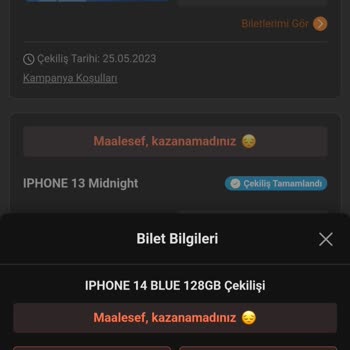 Trendyol Şanslı Çekiliş Çıkmaması