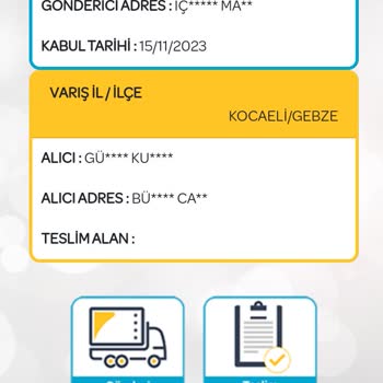 PTT Kargo Gelmeyen Kargo Teslim Edilemeyen