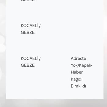 PTT Kargo Gelmeyen Kargo Teslim Edilemeyen