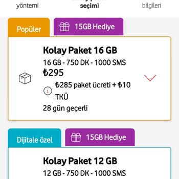 Vodafone Telsiz Kullanım Ücretleri