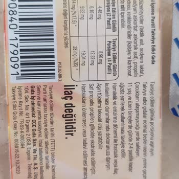 Ülker Pastil Hatalı Gida Ürünü