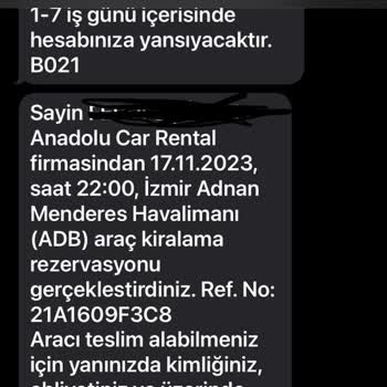 Anadolu Car Rental Mağdur Etti