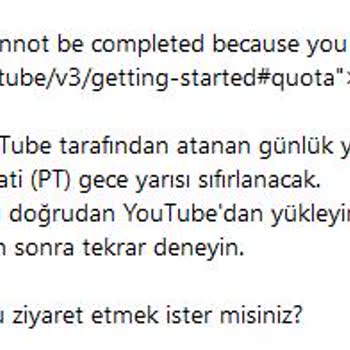 Youtube.com Yükleme Sorunu