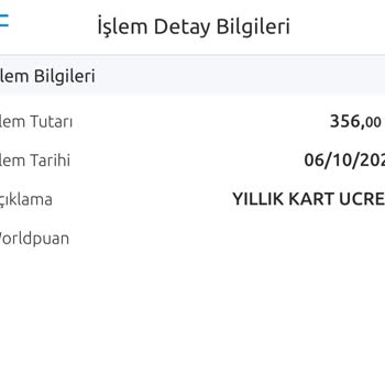 Yapı Kredi Bankası Yıllık Kart Ücreti