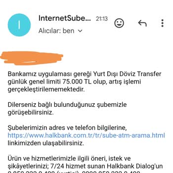 Halkbank Yurt Dışı Döviz Transferi