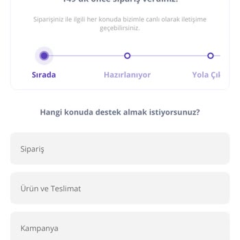 Getir Siparişin Zaman Aşımı