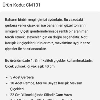 Çiçek Market Çiçek Siparişimin Görselle Hiç Alakası Yok