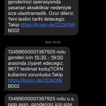 Kargom Sende Teslimat Ve İade