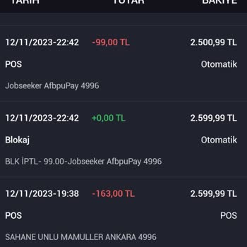 Jobseeker İzinsiz Hesaptan Para Çekilmiş