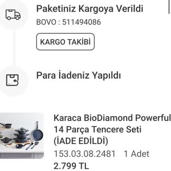Karaca Online Kargo Saçmalığı