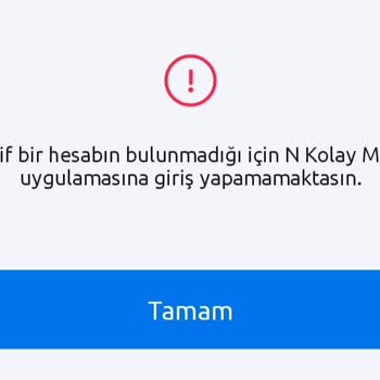 Nkolay Mobil Uygulama Hataları