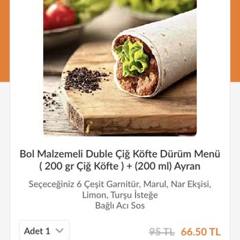 Trendyol Yemek Bozuk Ve Eksik Malzemeli Yemek