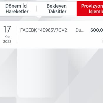 Facebook Hesabımdan Para Çekmiş