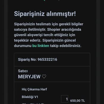 Meryjew Ürün Yanlış Değişim İçin Yardımcı Olunmuyor.