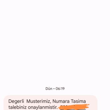 Turkcell Hat Taşıma Ve Hattın Verilen Süre İçerisinde Kullanıma Açılmaması