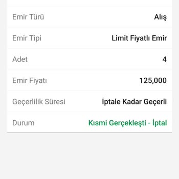Garanti BBVA Kısmi İşlem İadesi