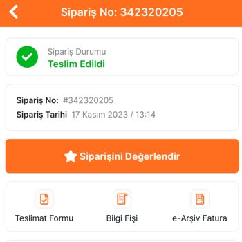 Migros Sanal Market İptal Edilen Siparişin Teslim Edildi Olarak Görünmesi