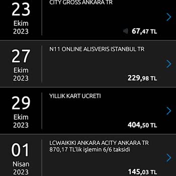 YKB Kredi Kartı Aidat