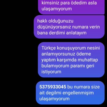 Elbisem Nişantaşı Hizmet Sonrası Muhatap Sorunu!