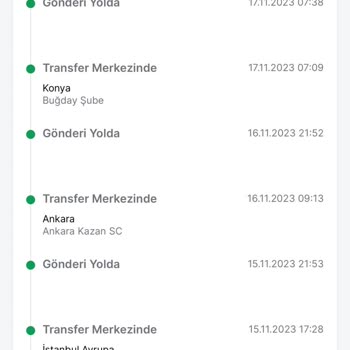 Trendyol Ekspress Ankara Kazan Şubesi'nin Hatası