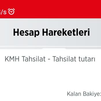 Ziraat Bankası KMH Tahsilat Tutarı Adı Altında Kesilen Paralar