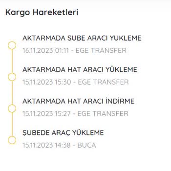 Aras Kargo Ege Transfer Bölgesinde Bekletilen Kargo!