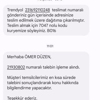 Sendeo Firması Kargo Teslimi Yapmıyor. Trendyol Altınyıldız Classic S
