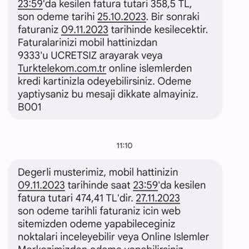 Türk Telekom Taahhüt Ücreti Alınması