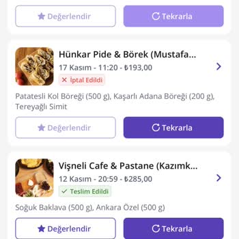 GetirYemek Getir'de Sipariş Hüsranı