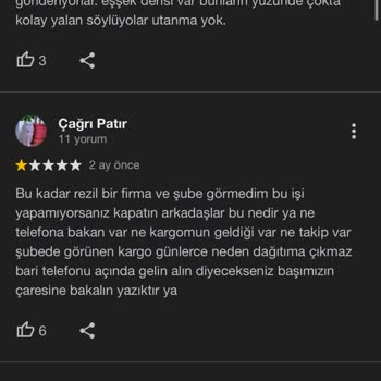 Sürat Kargo Her Severinde Evde Yoktunuz Bahanesi.