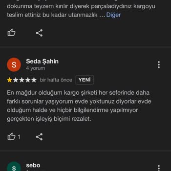 Sürat Kargo Her Severinde Evde Yoktunuz Bahanesi.
