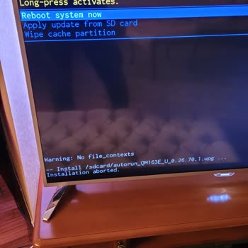 Philips Android TV Logoda Takılı Kalıp Açılmaması