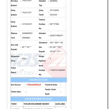 N11 Ve Aras Kargo Ücreti Alınan Ortada Olmayan Ürün Mağduriyeti!