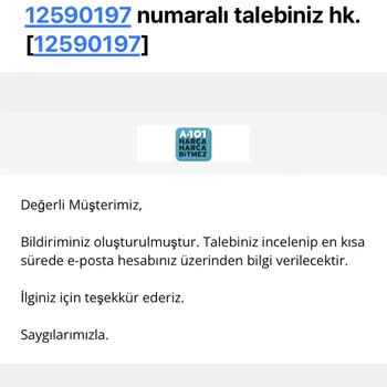 A101 İptal Edilen Ürünün Parasını İade Etmedi