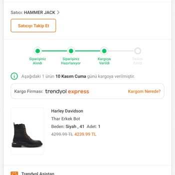 Trendyol 8 Gündür Ne Kargomu Teslim Etti Ne De Ücret İadesi Yaptı.