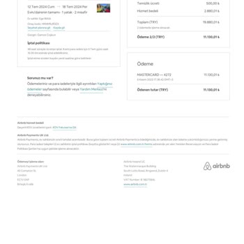 Airbnb Para İdam 8 Kasımdan Beri Yatmadı