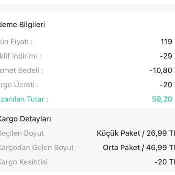 Trendyol Express'in Yanlış Desi Hesaplamaları