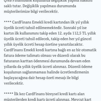QNB Finansbank Kredi Kartı Aidatı İle İlgili Yanlış Bilgi