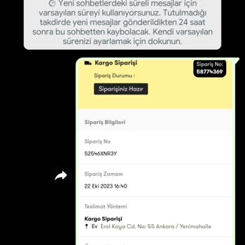 Cepte Şok Market İade Yapmıyor.