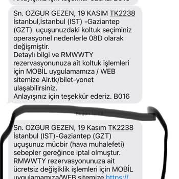 THY Uçuşu İptal Ettiler Ve Ücretimizi Kestiler