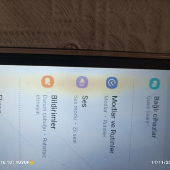 Samsung TAB A7 Lite Ekran Kenarları Sarardı