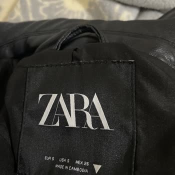 Zara Deri Ceket Yıpranma