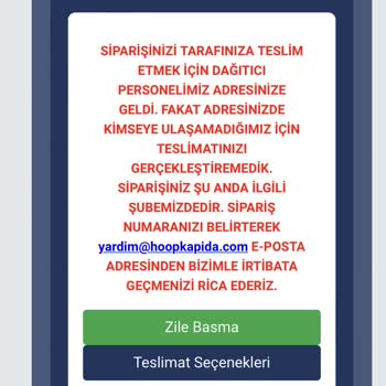 Zara Sipariş Teslim Edilememe Ve İletişimsizlik
