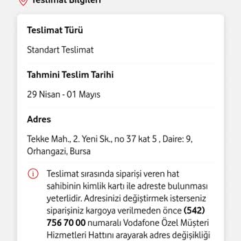 Vodafone'dan İade Ve Garanti Sorunu!
