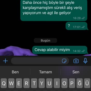AGT Kurye (aynigunteslim.com) Siparişim Elime Ulaşmadı